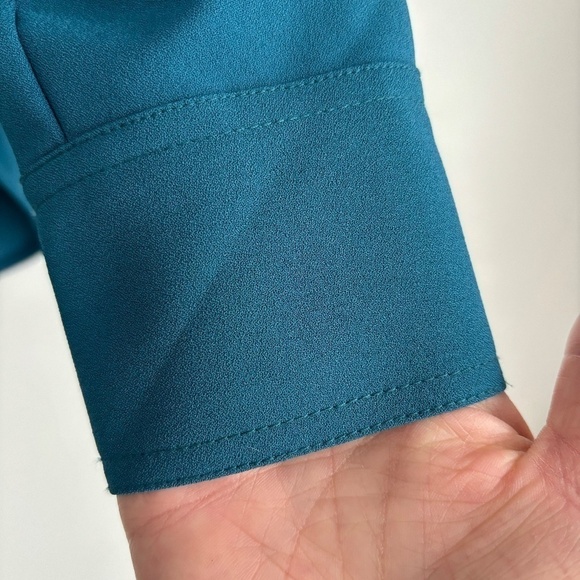 Beautiful half zip pullover Hillary Radley tunic length blouse size M - Picture 6 of 11